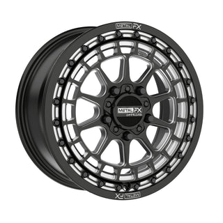 17" Outlaw R Beadlock | Satin Black Contrast Cut