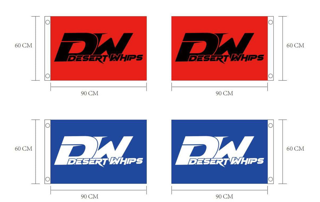 DW WHIP Flags pair