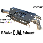 RPM SxS RZR XPT E-Valve Muffler - Dual Tip Captains Choice Exhaust- 16-22 XPT XP Turbo S