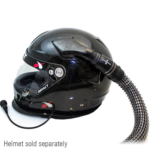 Maglock on helmet